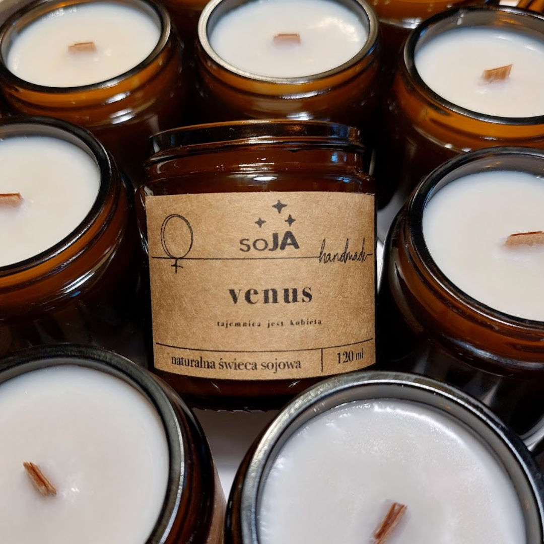 Venus świeczka sojowa